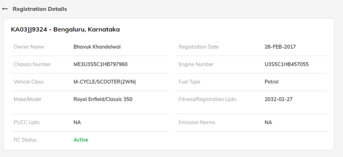 Registration fda numbers